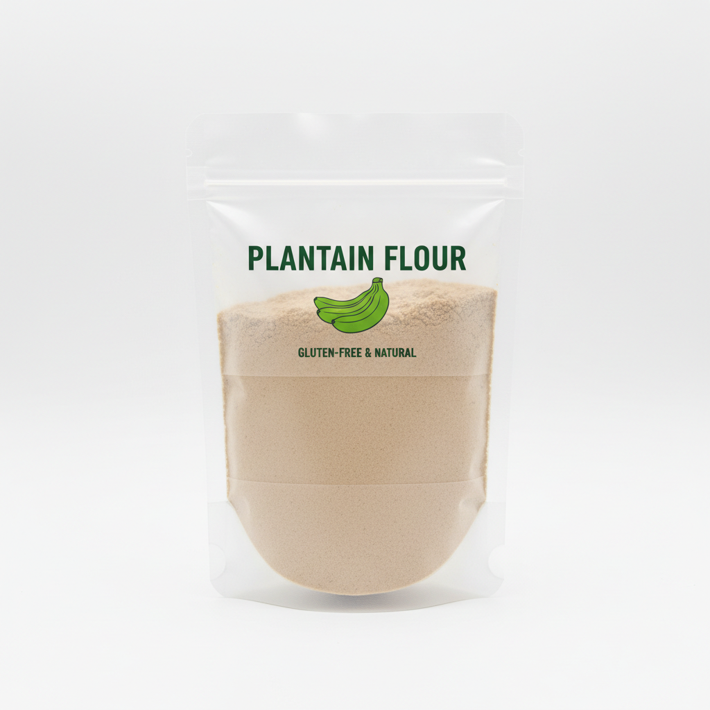 Plantain Flour 1kg pouch by Pishon Food Products