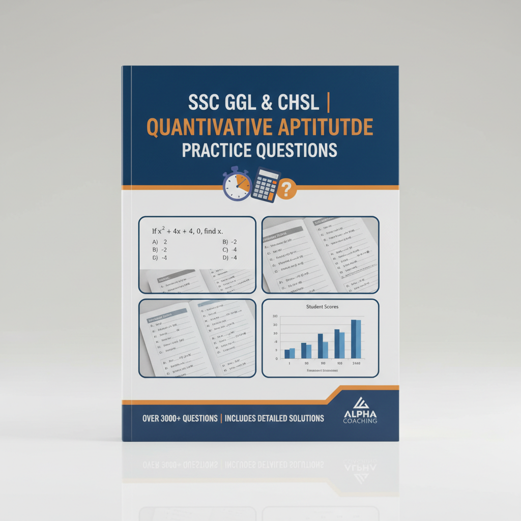 SSC exam preparation book with practice questions