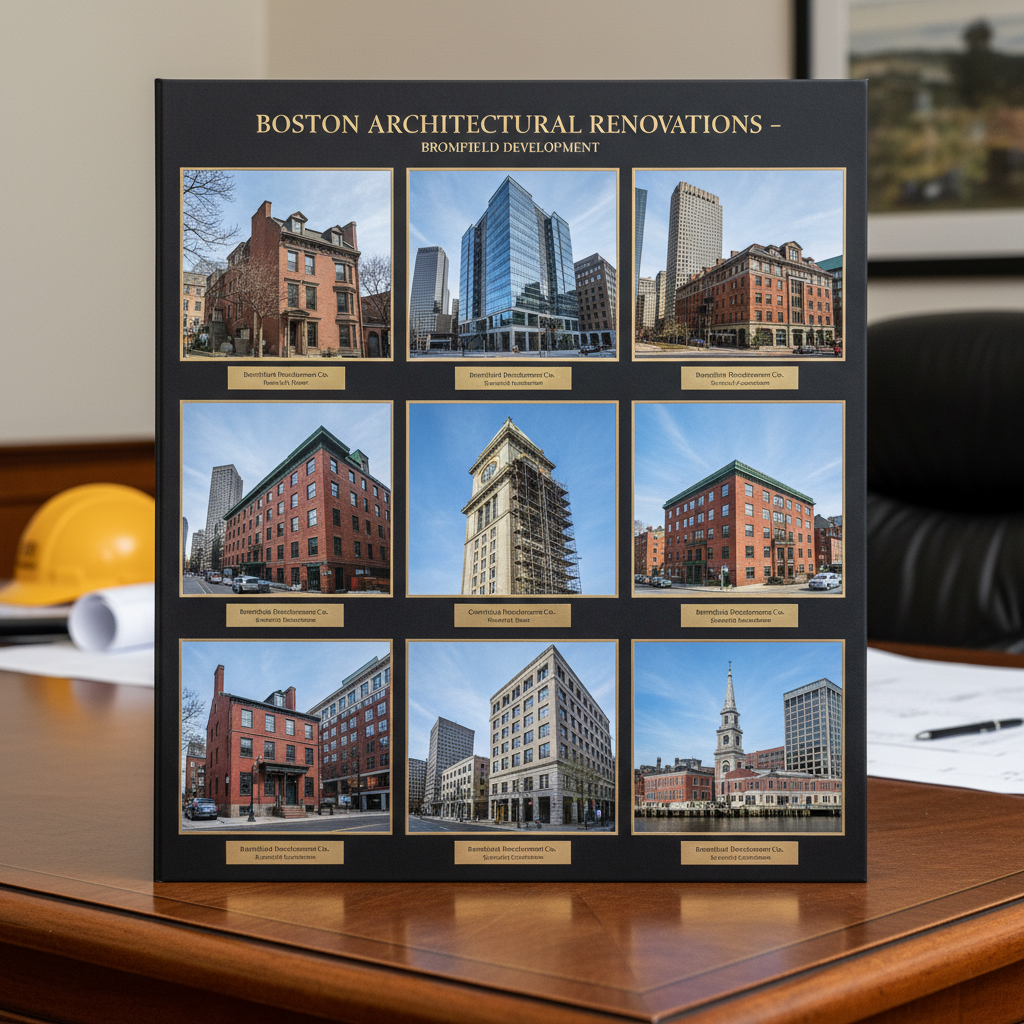 Property management company portfolio of Boston buildings maintained by Bromfield Development specialty contractors