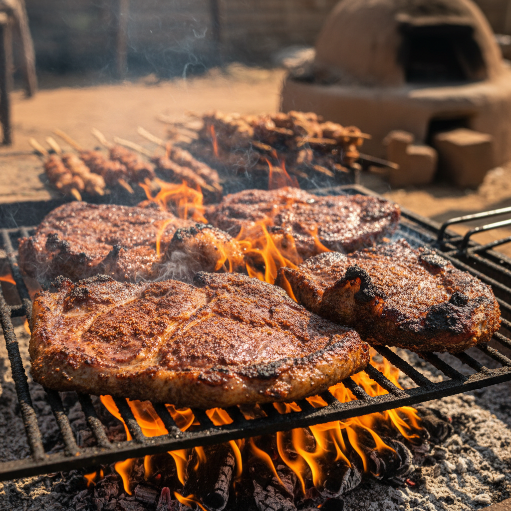 Suya Beef Skewers — Nigerian food dish
