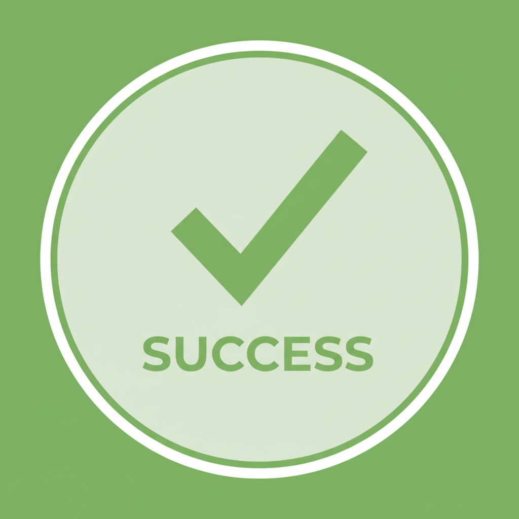 Success check icon