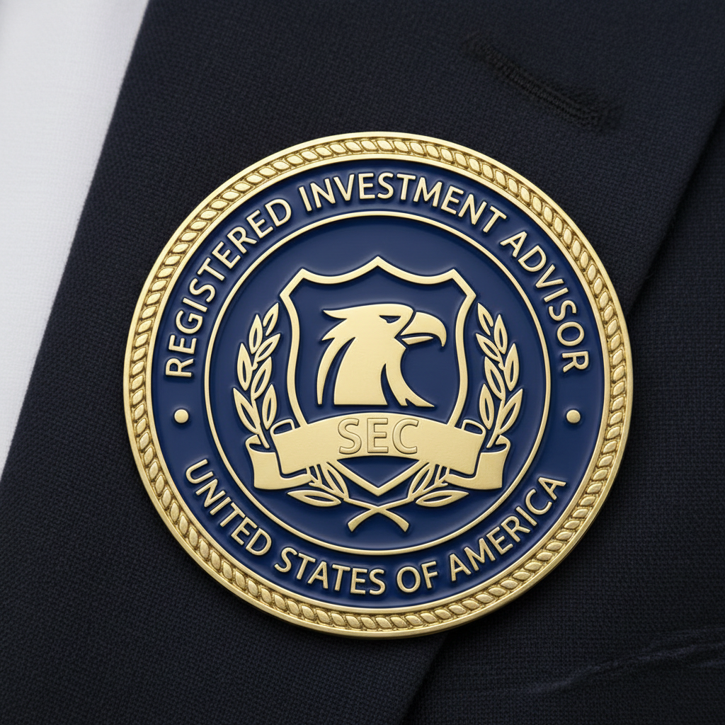 SEC registered investment advisor certification badge