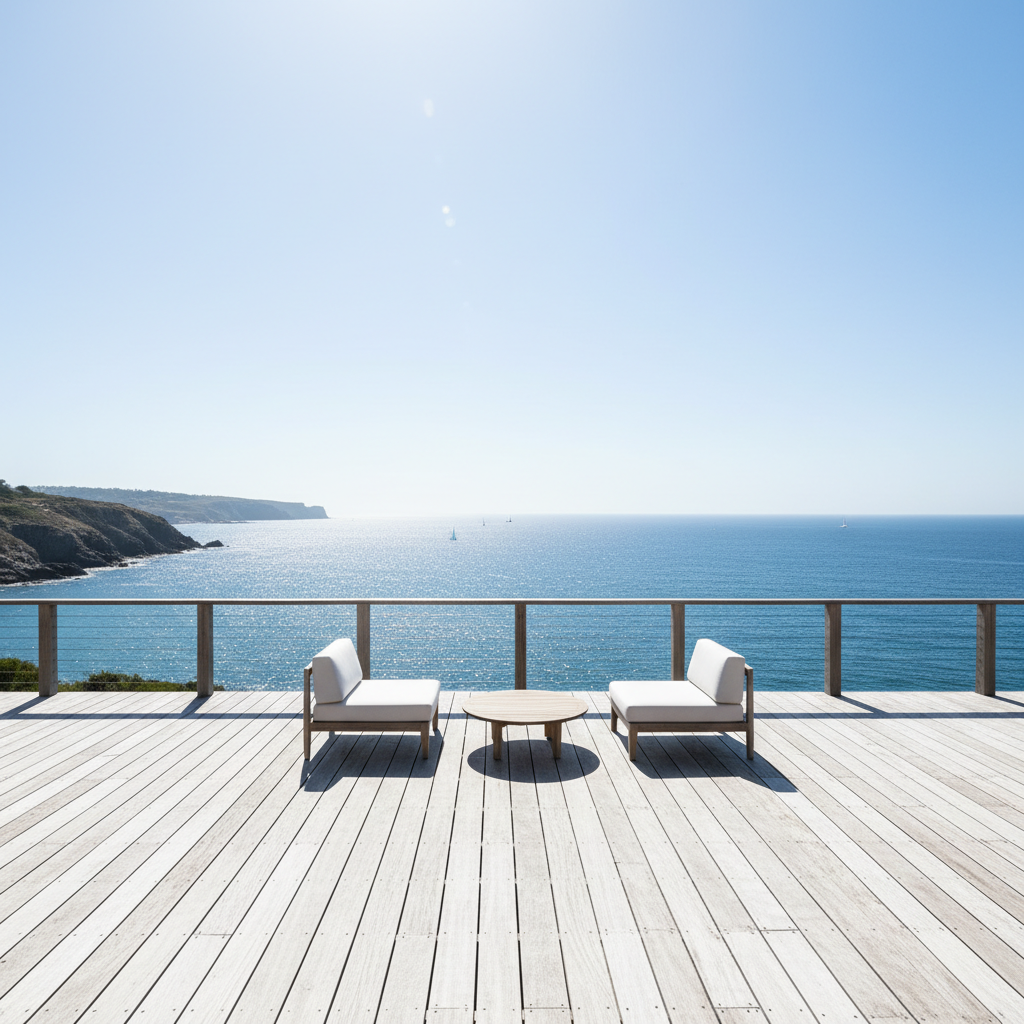 Modern luxury coastal home exterior