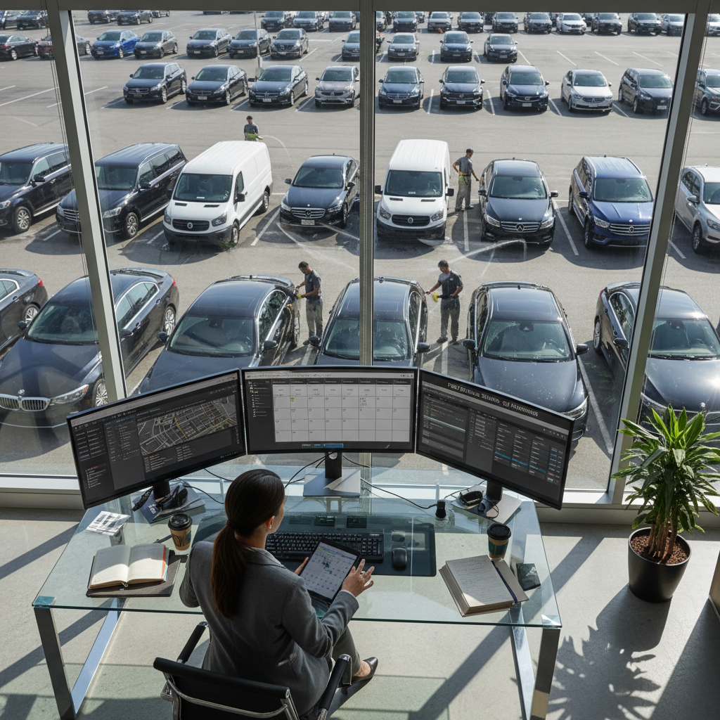 Victoria Osei, executive assistant managing fleet detailing services for corporate partners