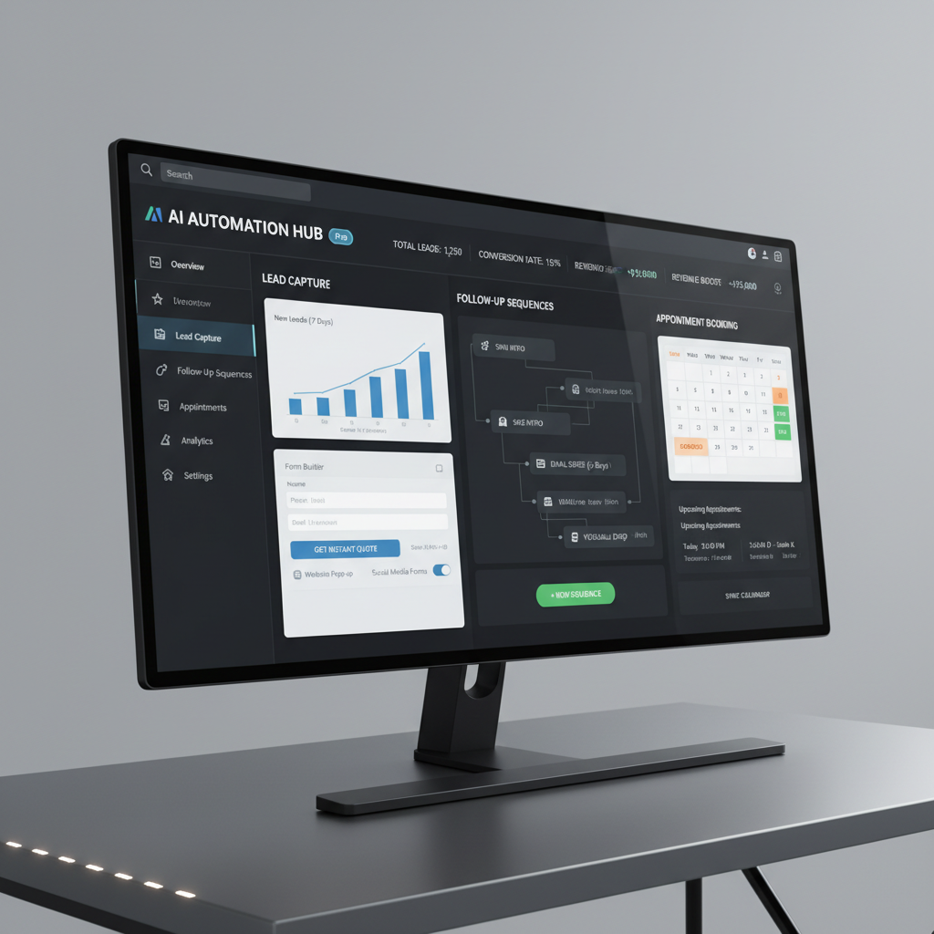 AI workflow dashboard showing content calendar and automation tools for Vietnamese businesses