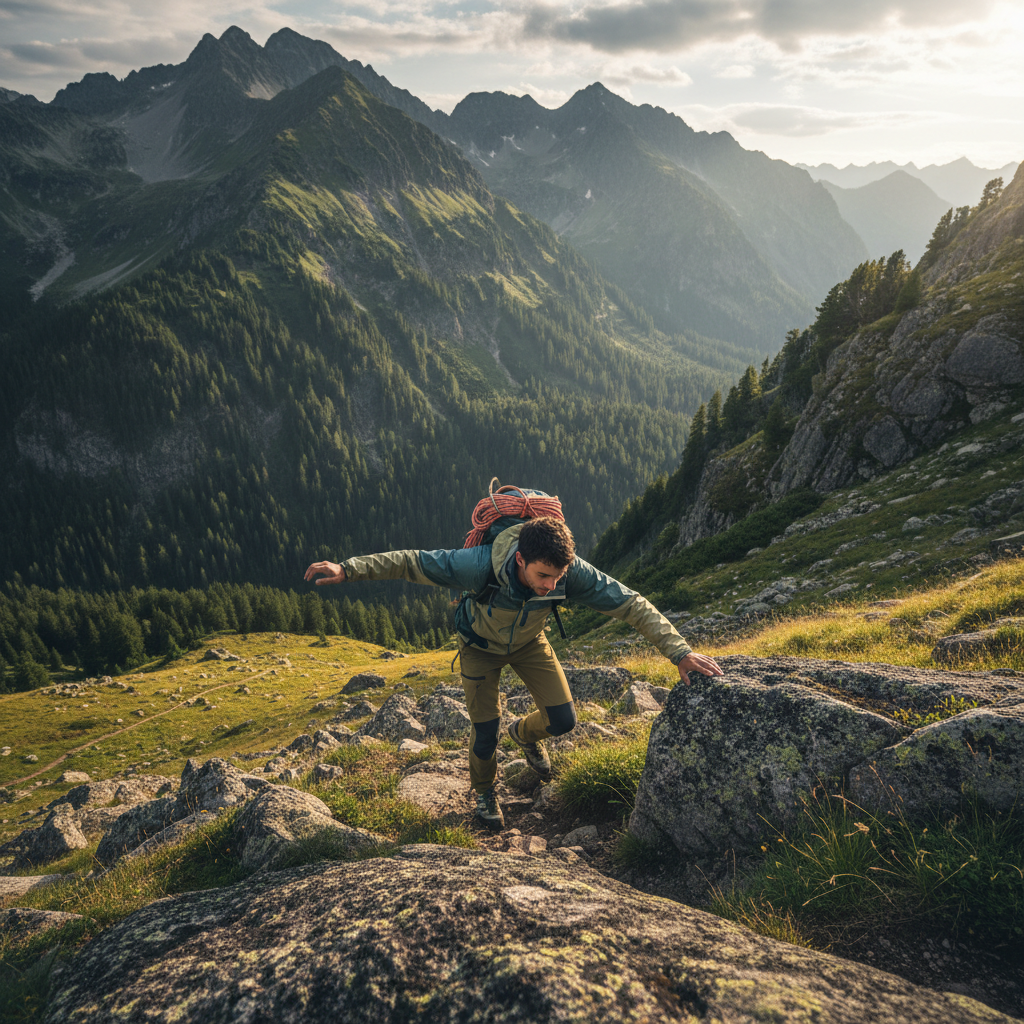 Adventure therapy in mountain landscapes