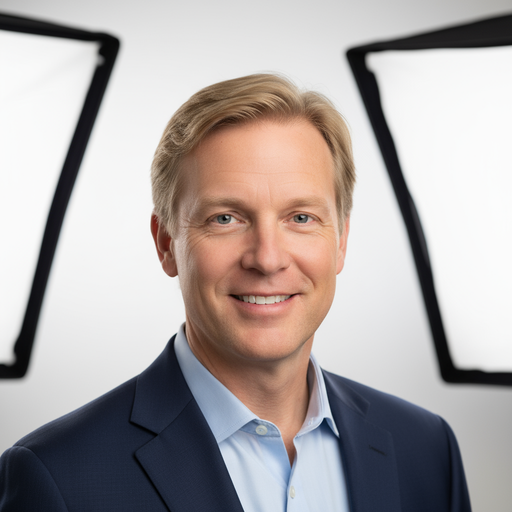 Marcus Webb, commercial photographer, headshot in studio