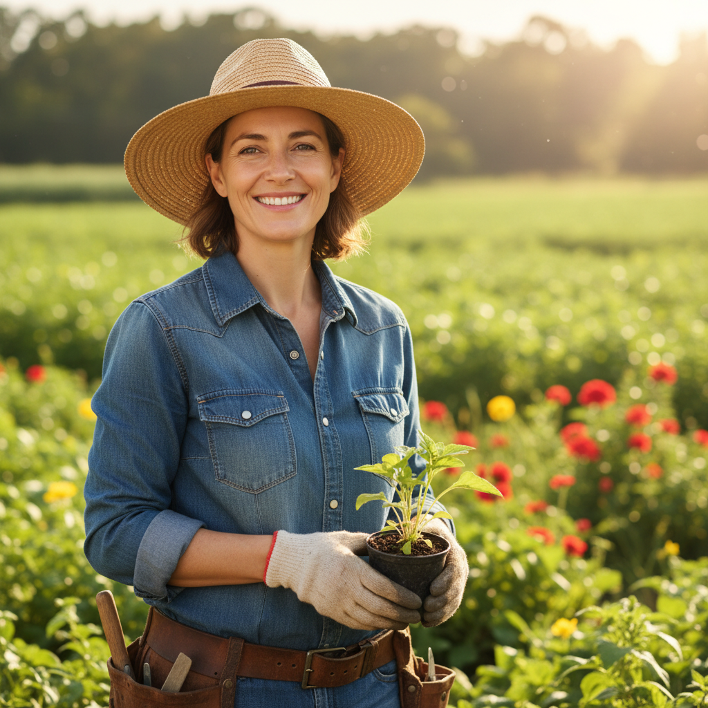 Dr. Priya Nair agronomist smiling in a professional setting