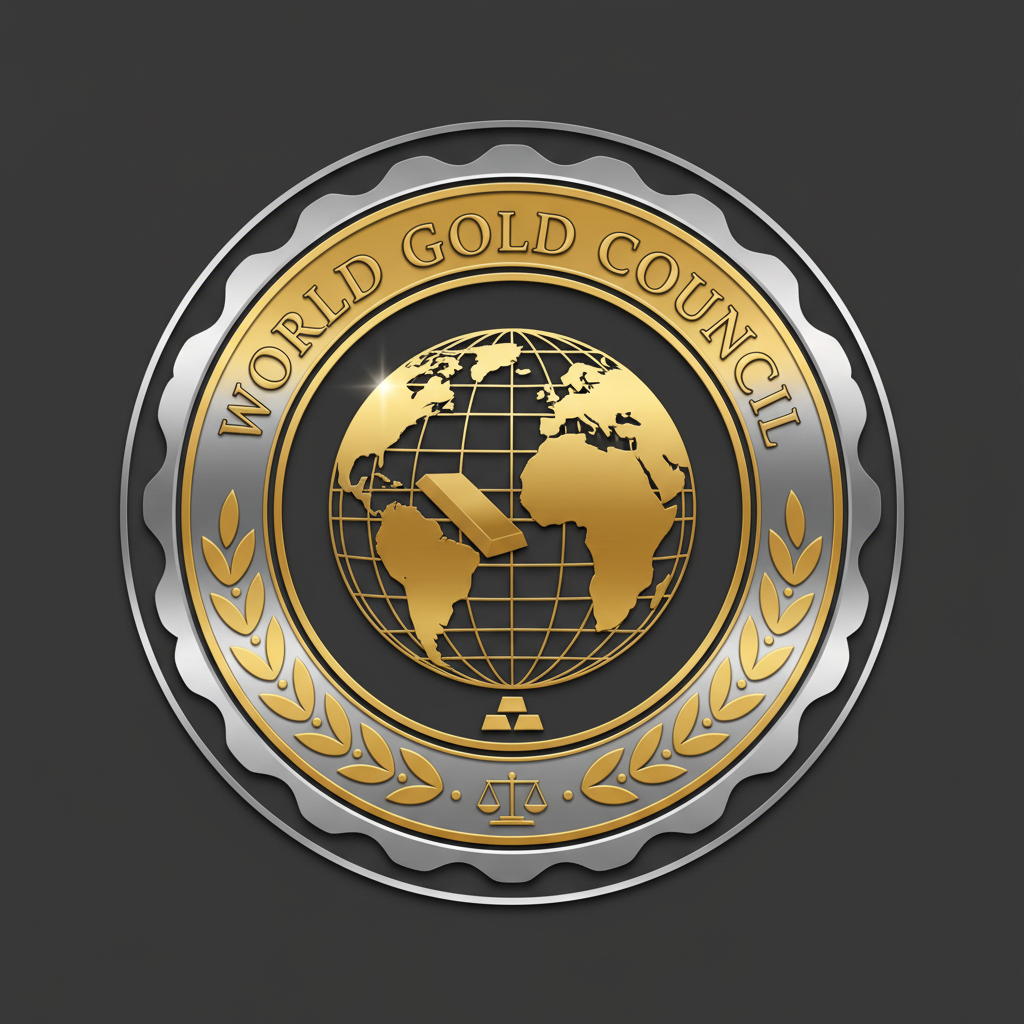 World Gold Council official logo with golden globe and certification seal