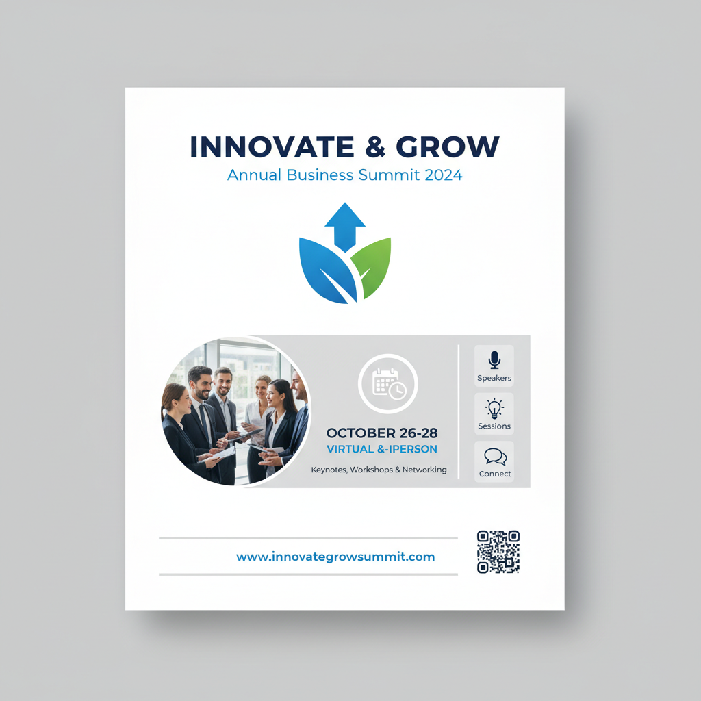 Product landing page design with clean visual hierarchy and strong typographic composition