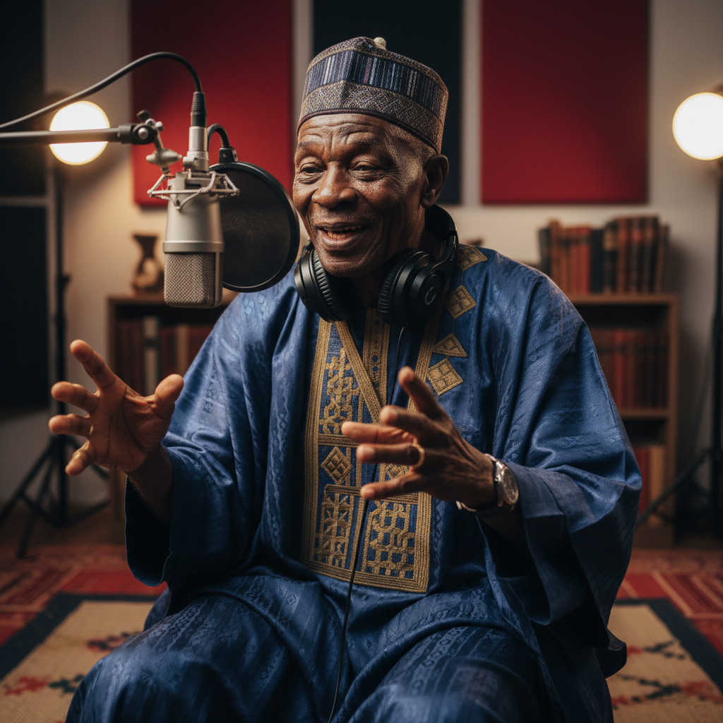 Amara Diallo, storyteller from Bamako, Mali