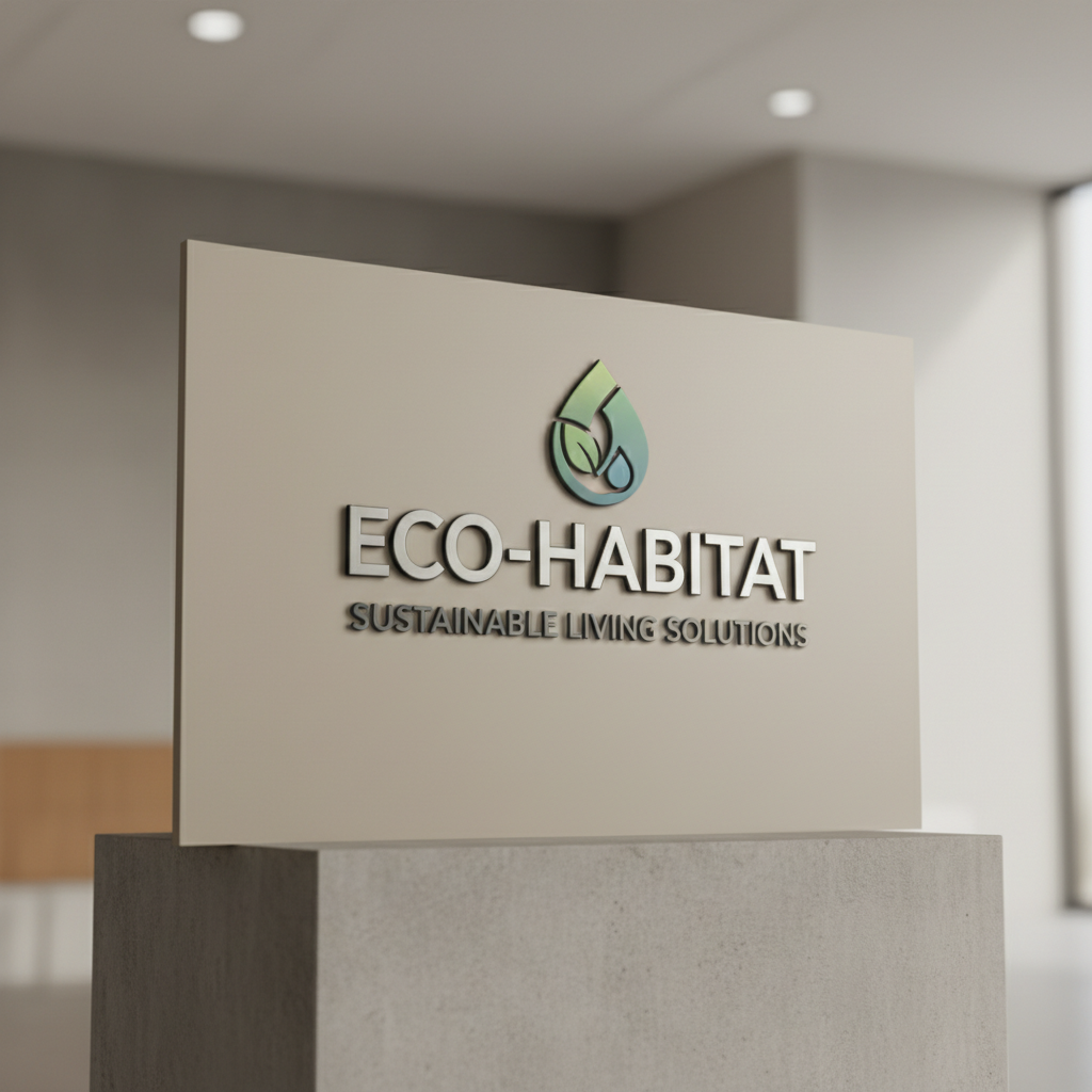 Environmental signage mockups tested across multiple facility types