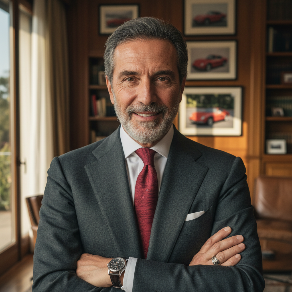 Portrait d'un homme souriant