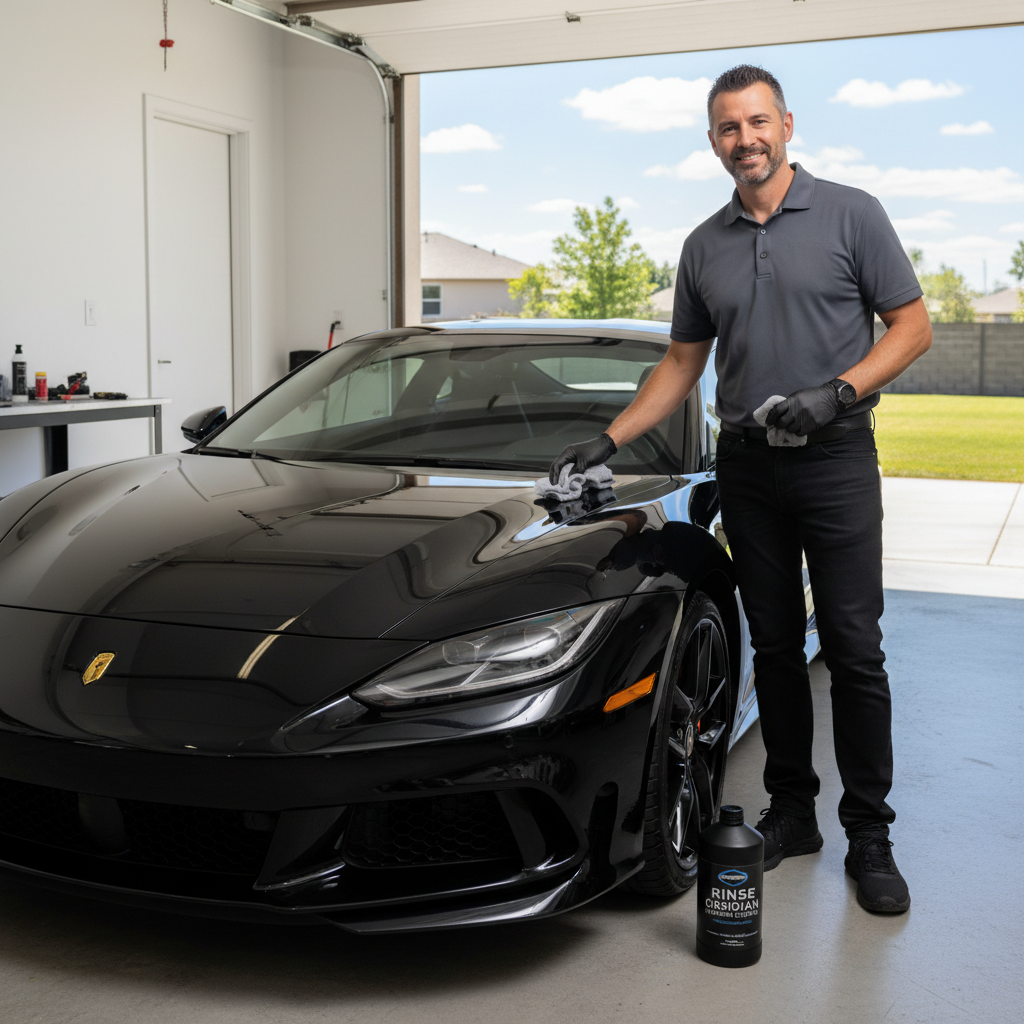 Marcus Holloway, lease return client who used Rinse Obsidian ceramic coating service