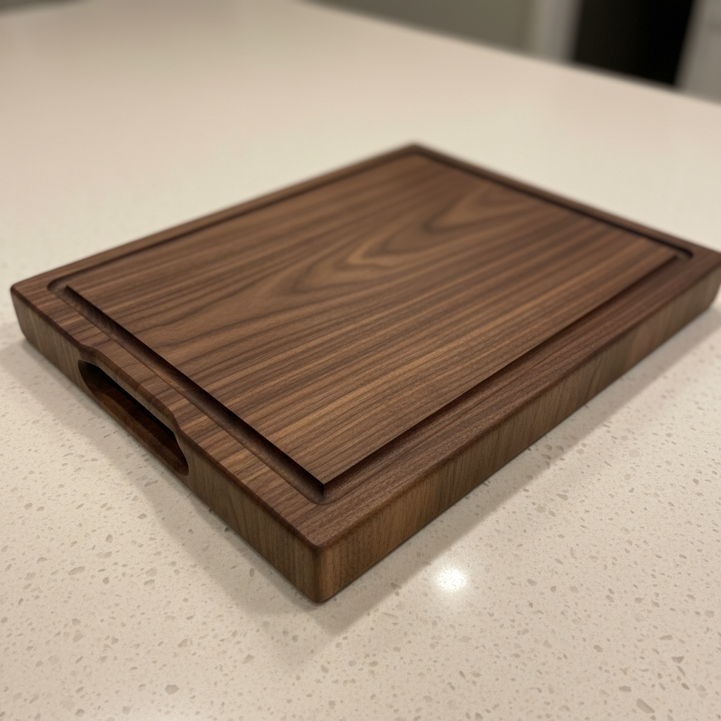 Wooden Serving Board product photo on clean neutral background