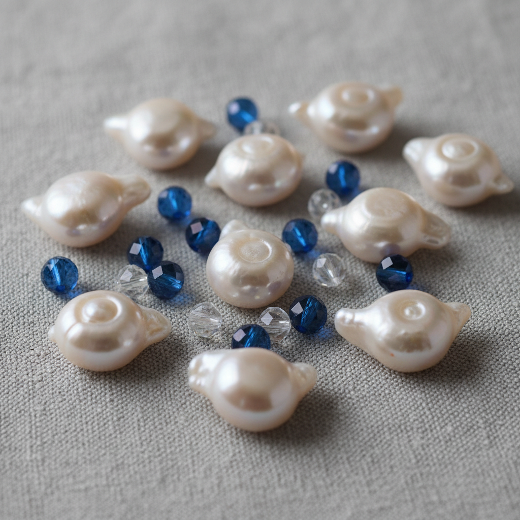 Freshwater Pearls — Baroque & Button Shapes bead collection product photo
