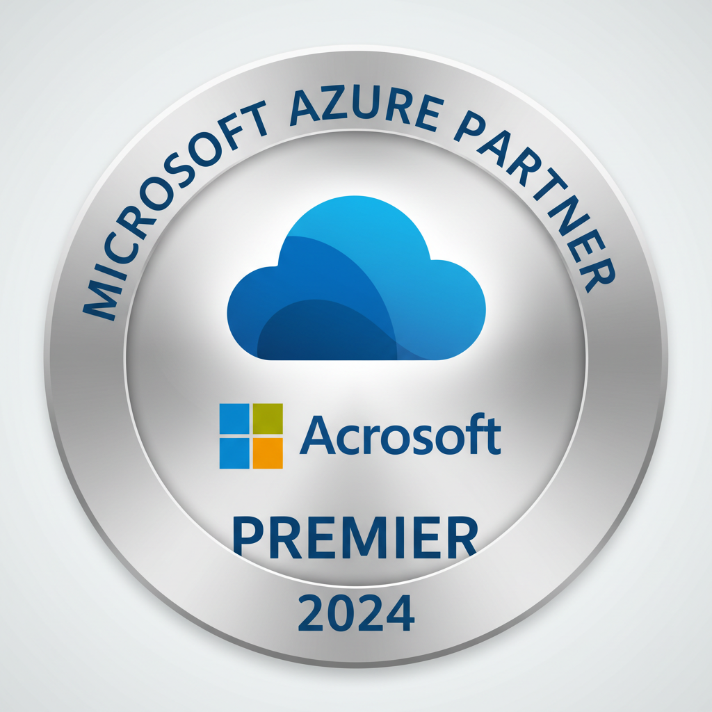 Azure cloud security certification document with Microsoft blue design