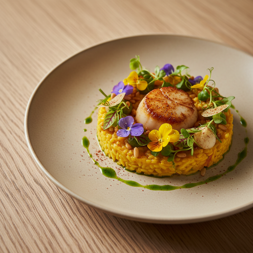 Beautifully plated gourmet food dish styled for lifestyle content on Xiao Hong Shu