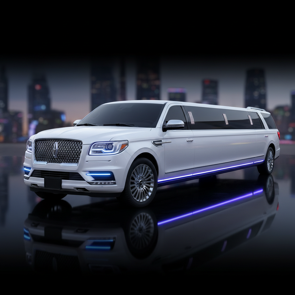 Hummer H2 stretch limousine available in black, white, and pink for parties and special events