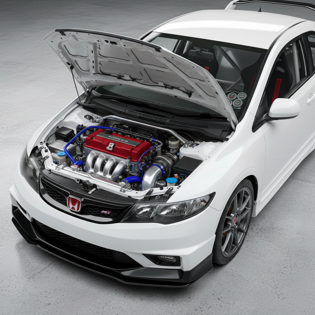 Honda Civic FD2 Type R with K20A Stage 3 build — VtecShop performance tuning