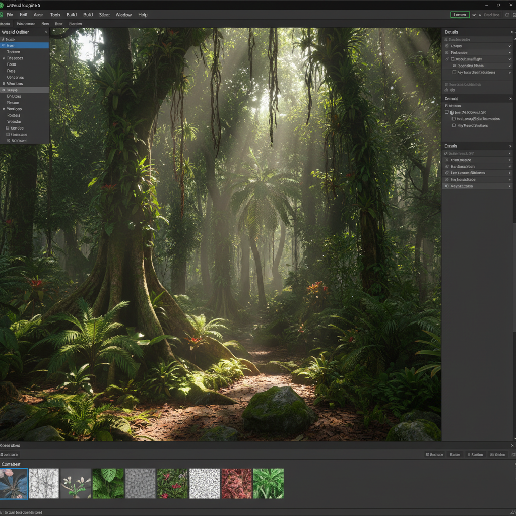 Zelda Twilight Princess Remake in Unreal Engine 5 - dark cinematic screenshot showing the twilight realm with dramatic lighting