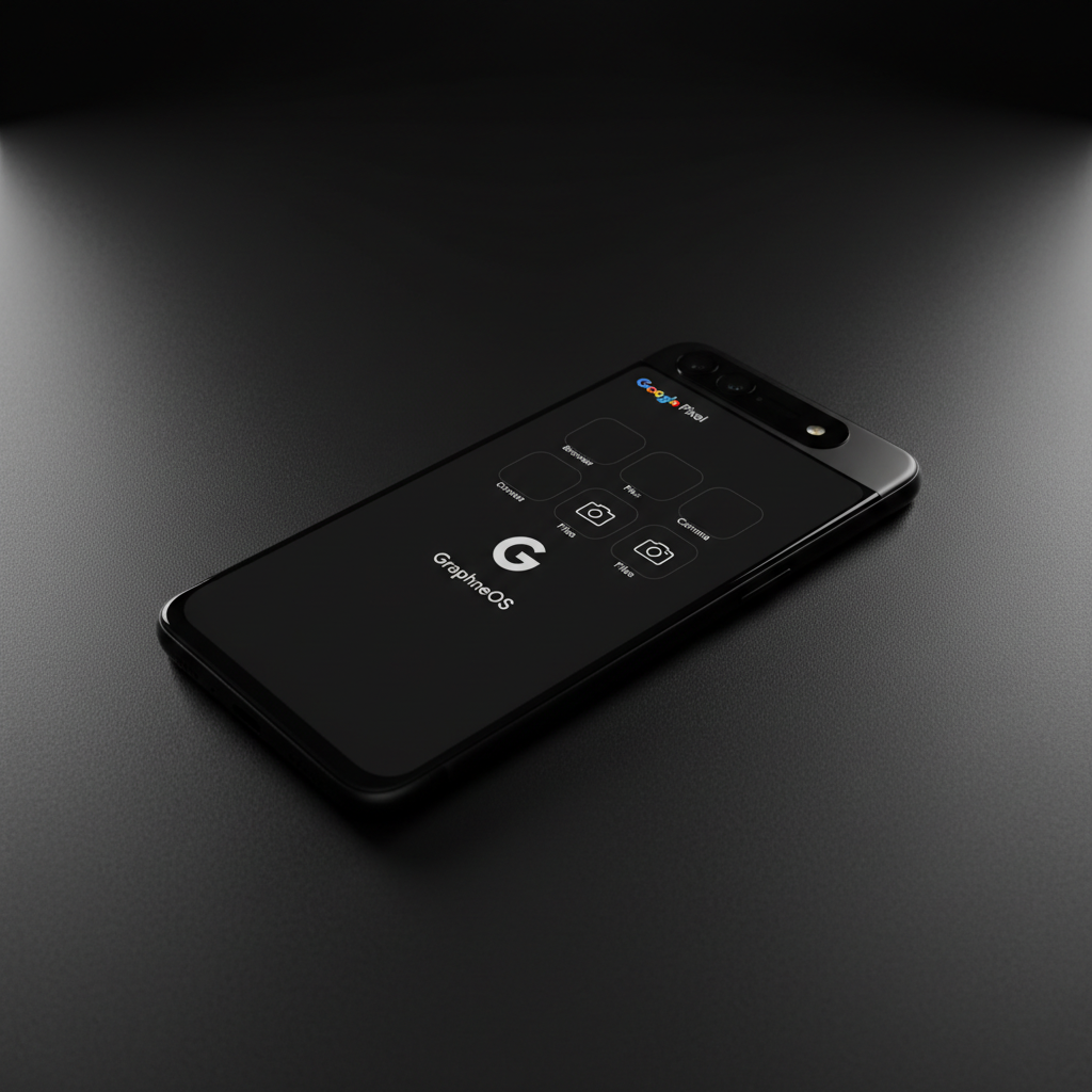 Google Pixel replacement OLED screen on dark background