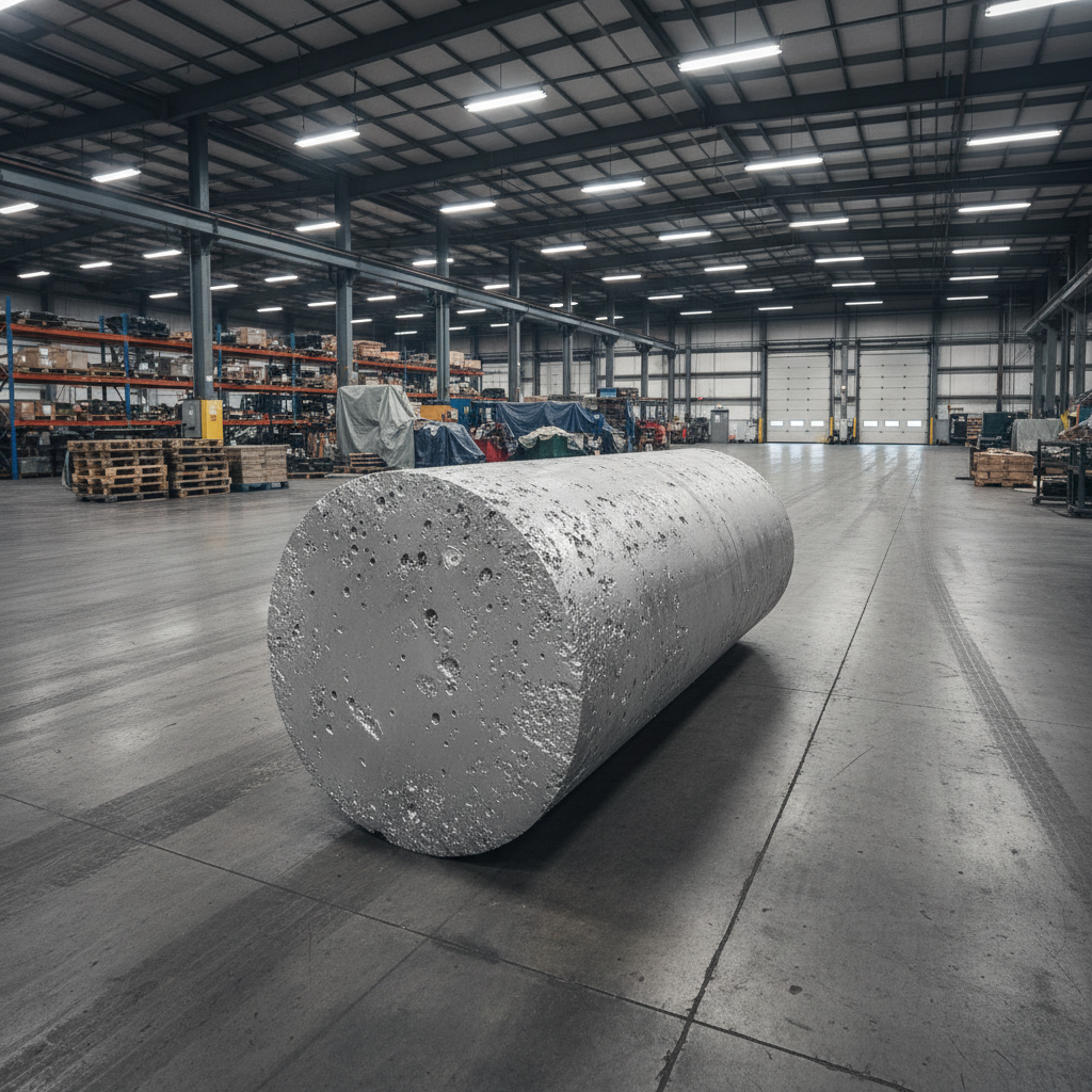 Aluminum ingots and sheets in modern production facility, silver metallic surface