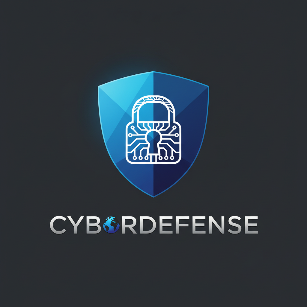 VPN security concept with padlock and network globe on dark background