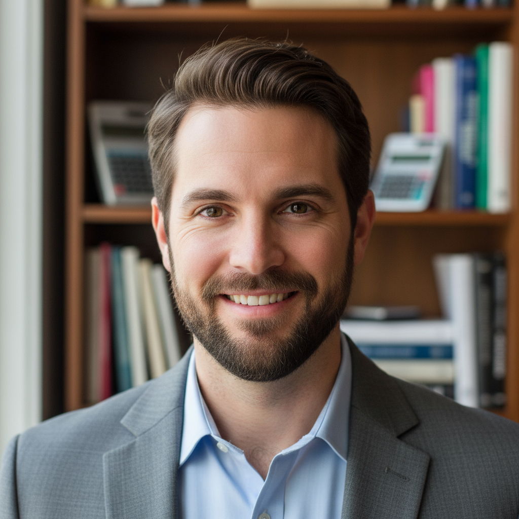 Photo de profil de Julien, homme avec une barbe courte