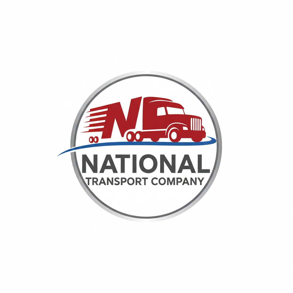 National Transport Company logo featuring red truck icon and bold typography