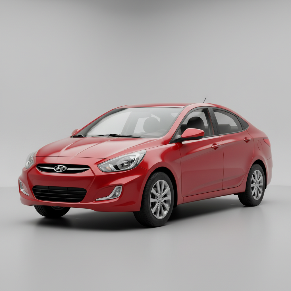2016 Hyundai Accent sedan parked on a road