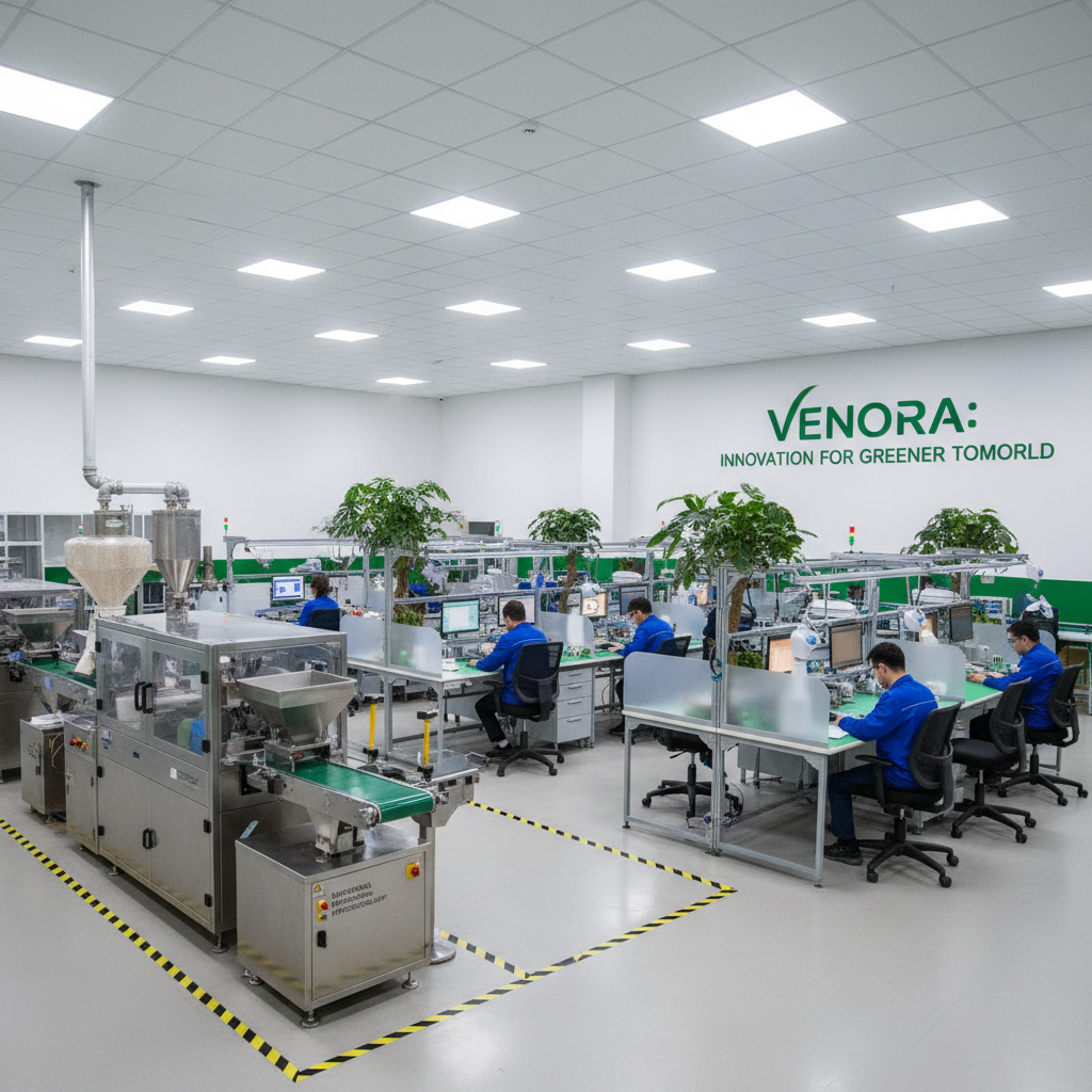 Interior of manufacturing facility showing production equipment and organized workspace