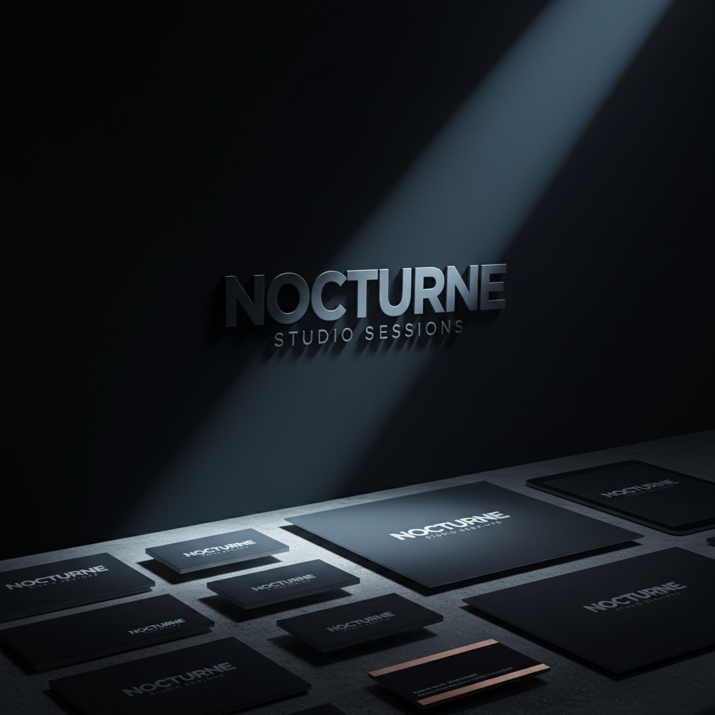 Abstract colourful background, dark muted tones, deep shadows, atmospheric moody studio environment