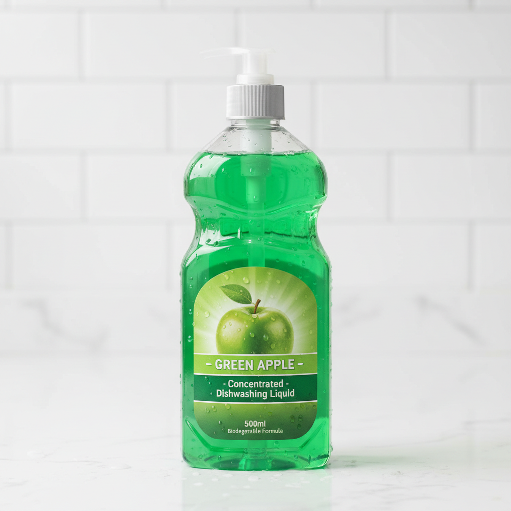 天然洗碗液,綠色環保包裝,500毫升裝