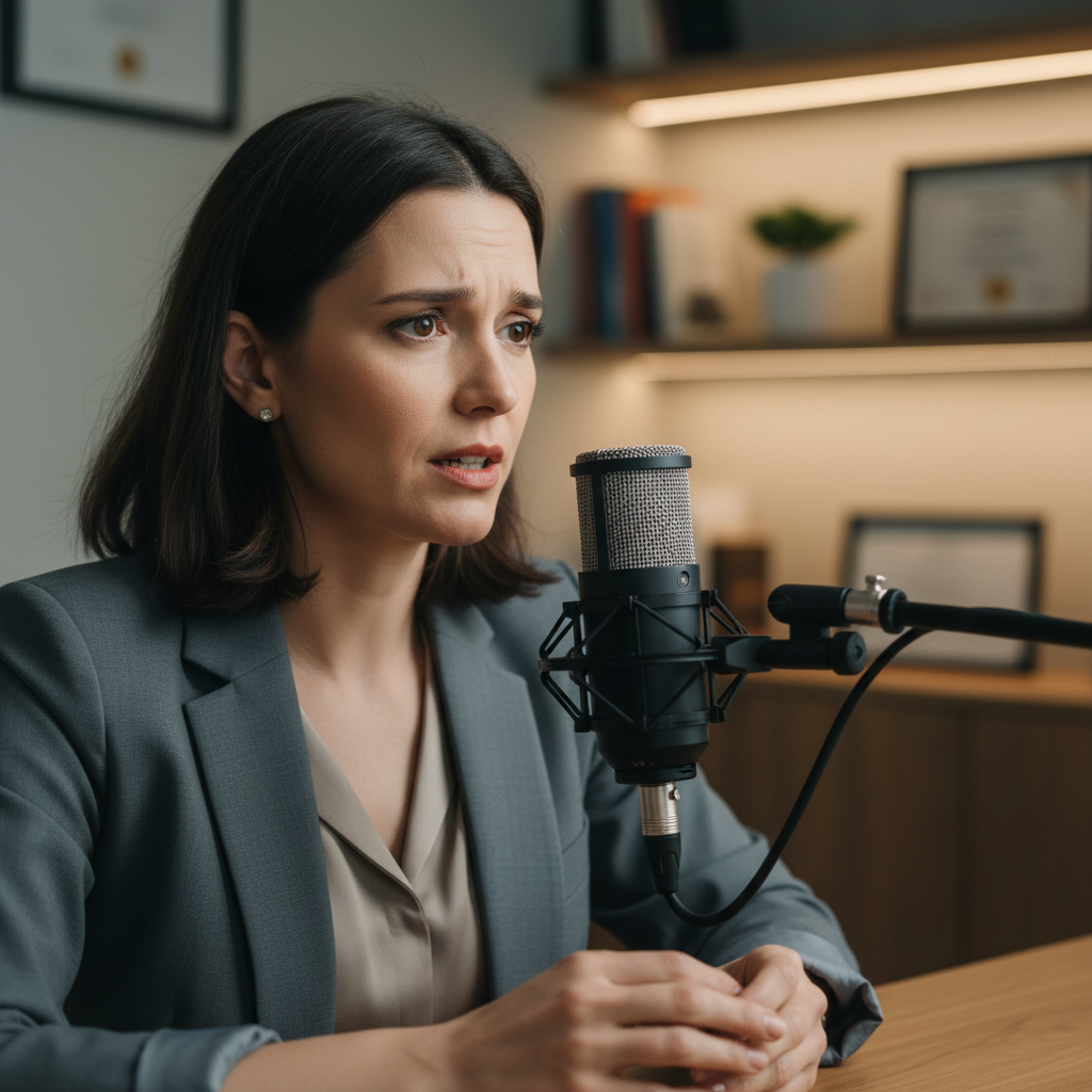 Ana Silvia Lara presenting the professional publishing process for authors