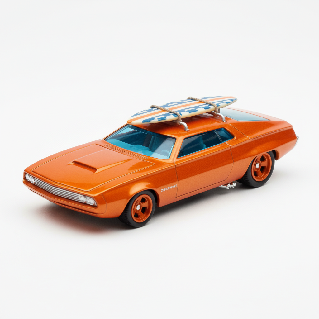 Cobalt blue Deora III premium die-cast collectible car