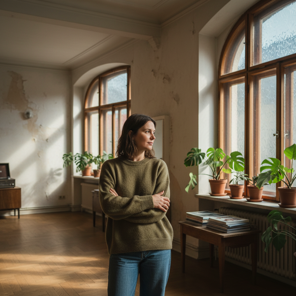 Portrait of Nadia Kovács, Kreuzberg Altbau tenant