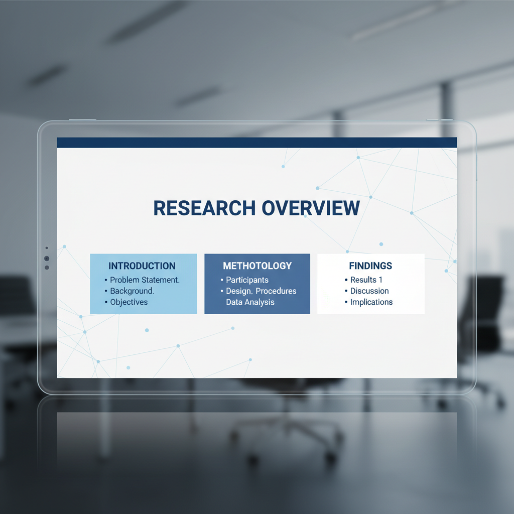 Clean presentation slides with modern design displayed on bright white background