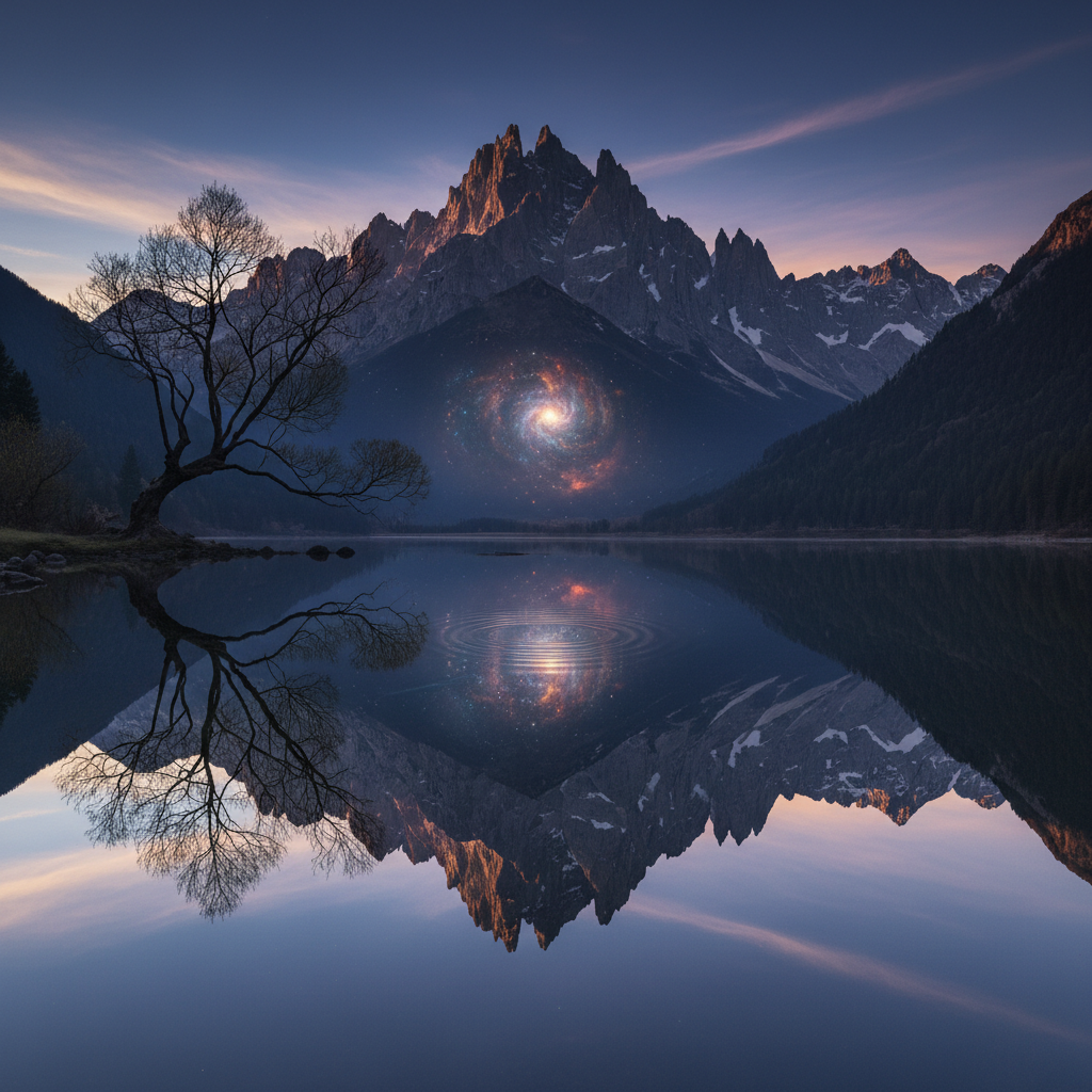 Отражение в воде — символ иллюзии реальности