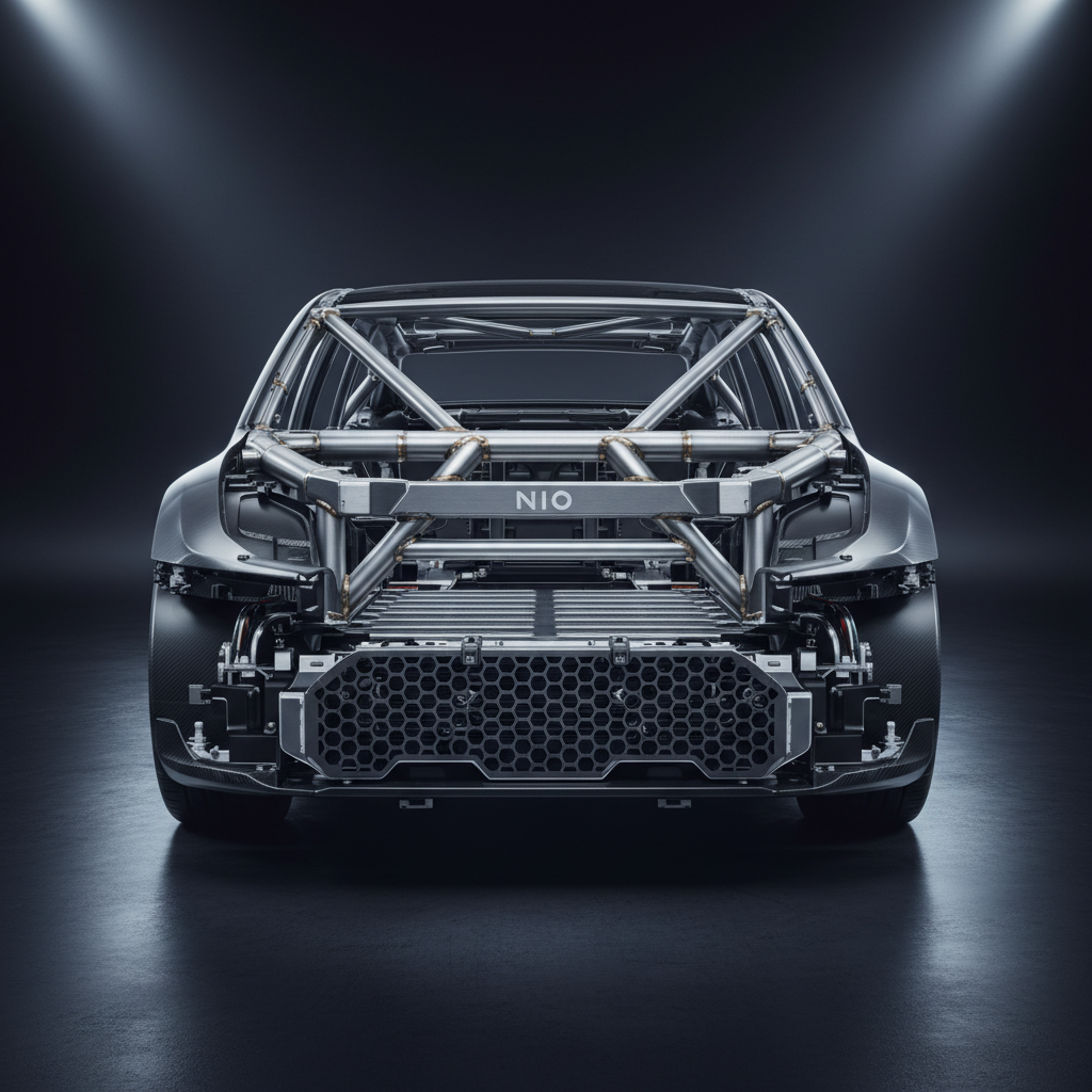 Volvo XC90 structural safety architecture showing boron steel passenger cage and safety systems