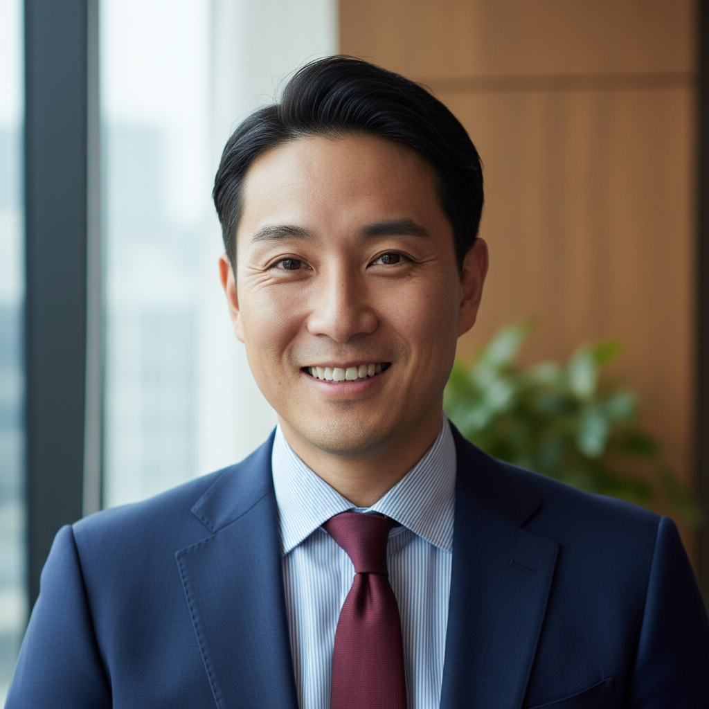 Professional headshot of Michael Chen, certified solar installer