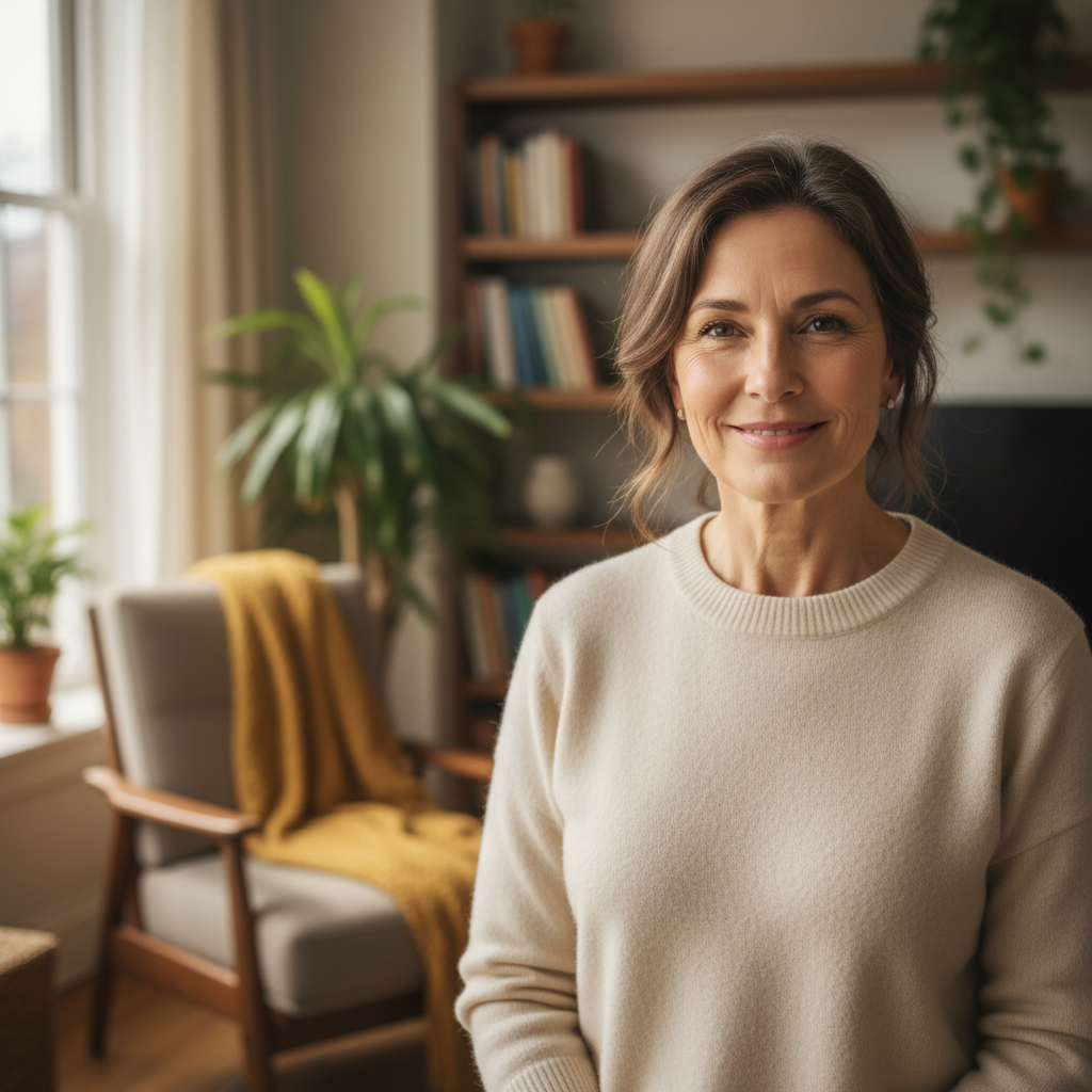 Portrait of Karen M., homeowner in Naperville IL