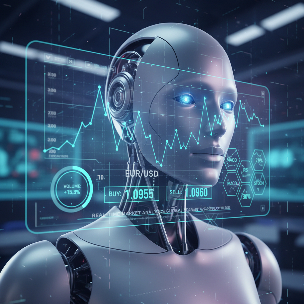 Forex market analysis article — dark trading chart background