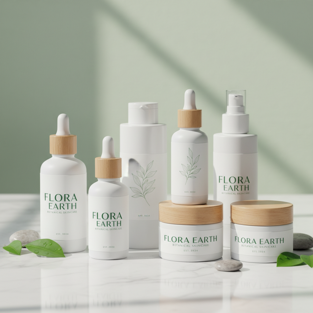 Kaya Science skincare website — bright clinical white setting, soft studio lighting, dermatologist brand