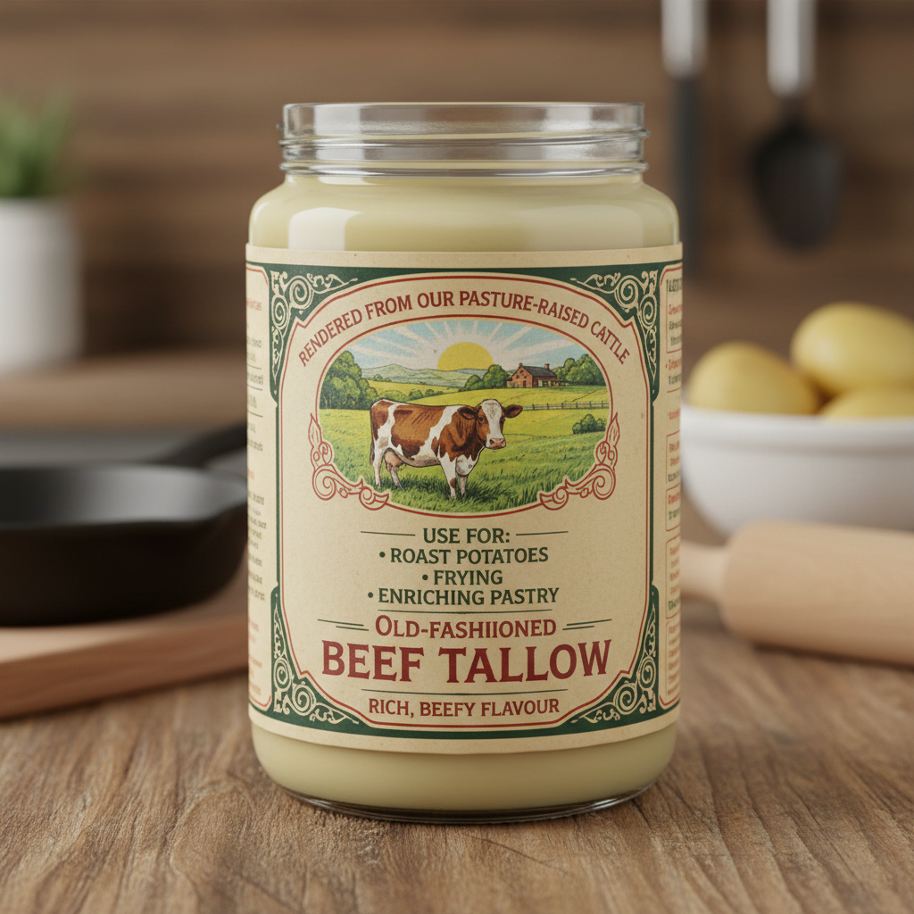 Beef Dripping — pasture-raised from Meadow and Moor farm, Sussex