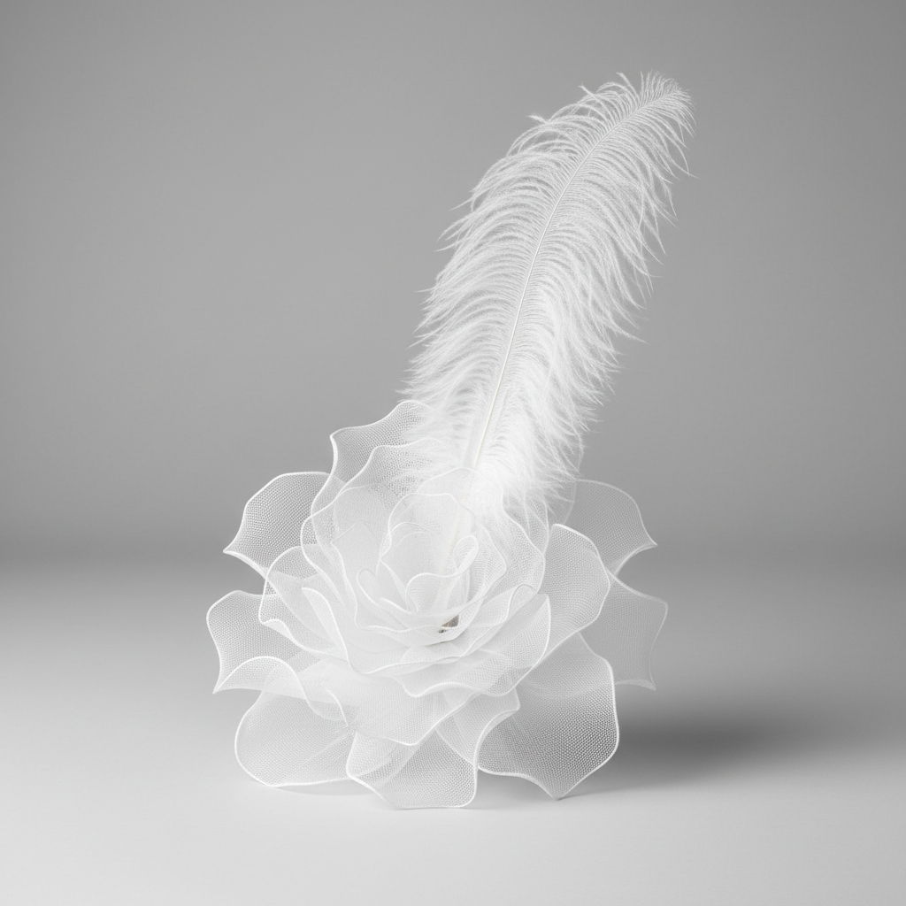 Foxglove Fascinator, a handcrafted Garden Party headpiece by Brim