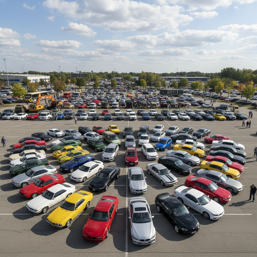 Ledger app screen showing Fleet Overview — All 47 vehicles, one view