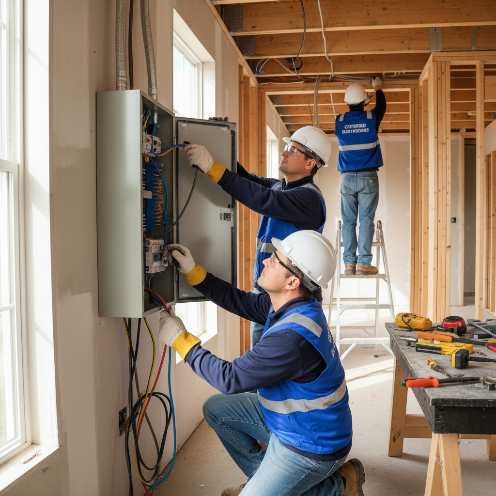 Professional electrical installation and wiring work