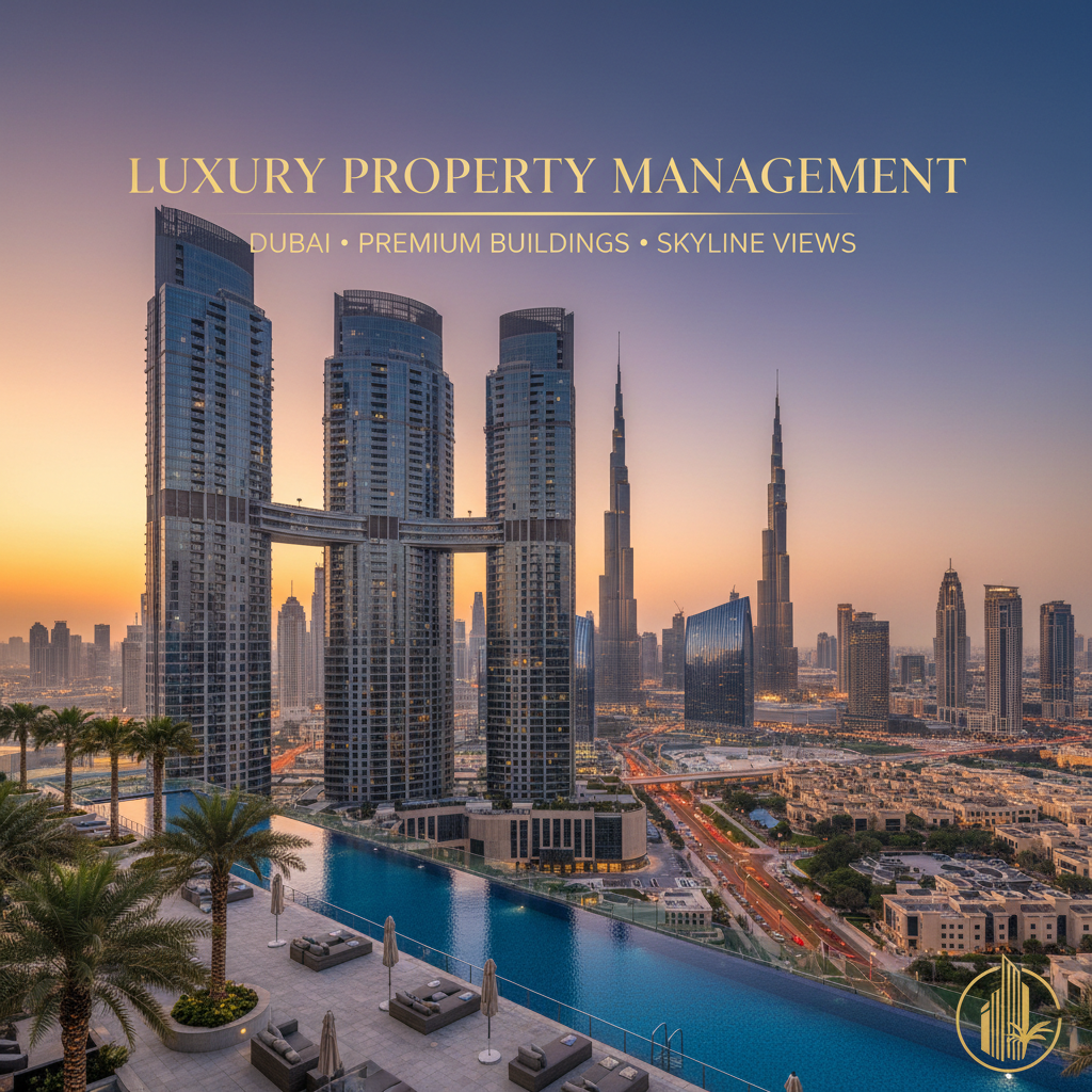 Luksuzna concierge storitev, ki pozdravlja goste v premium najemni nepremičnini v Dubaju