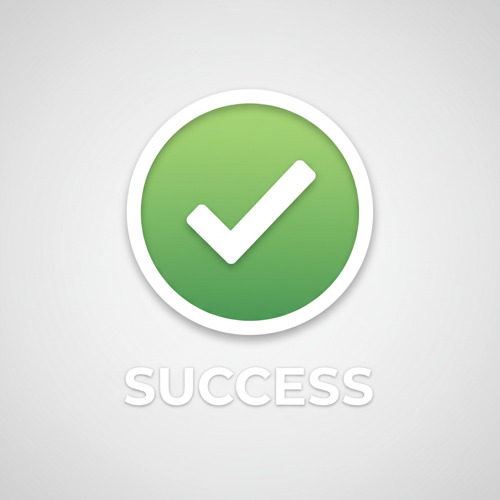 Success checkmark icon